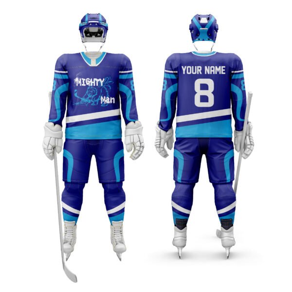 Bear Ice Hockey Suit - Blue